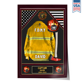 Armor Clothes Helmet Personalized Canvas Poster Gift_yythk